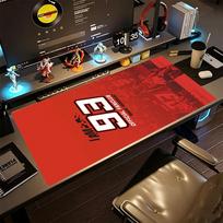 MotoGP Large Mouse Pad Desk Mouse Pad Study Desk Mat Non-Slip Rubber Base Computer Desk Office Decoration Accessory 30cmx60cm