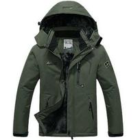 Winter Parka Vyriški Windbreak Plus Stori Šilti Vėjo nepraleidžiantys kailiniai Vyriški kariškiai su gobtuvu anorako striukės Vyriškos žieminės striukės L armijos žalia spalva