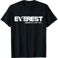 Mount Everest Base Camp Trek Hiker Climb Himalayas Nepal T-Shirt XXXXXL black