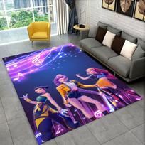 Kpop Demonų Medžiotoja Rumi Mira Zoey Animacinių Filmukų Grupės Kilimas Žaidimų Kambariui Miegamajam Svetainei Sofai Namų Dekoras, Plotinis Kilimas Neslystantis 40x60cm