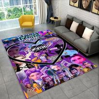 Kpop Demonų Medžiotoja Rumi Mira Zoey Animacinių Filmukų Grupės Kilimas Žaidimų Kambariui Miegamajam Svetainei Sofai Namų Dekoras, Plotinis Kilimas Neslystantis 40x60cm