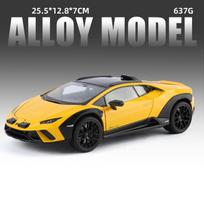2026 Naujas 1:18 Lamborghini Huracán Sterrato Super Automobilio Išskirtinis Lydinio Automobilio Modelis Gimtadienio Dovana Stalo Dekoracija & Kolekcionuojamas Imitacinis Žaislas geltona