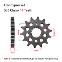530 14T 15T 16T 17T 18T Front Sprocket for KAWASAKI VN800 ZX9R ZX900 ZZR600 ZX600 ZZR400 VN 800 ZX ZXR ZZR KZ Z 900 750 600 400 530 14T gray