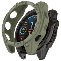Laikrodžio dangtelis skirtas Garmin Fenix8 51/47/43MM Band Smart apyrankės rėmo rėmelio dangtelis keičiamas Garmin Fenix ​​8 apsauginis dėklas Garmin Fenix8 51MM žalia