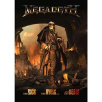 Vintažinis sunkiojo metalo roko grupės Megadeth albumo plakatas, drobės tapyba ir spaudiniai, hiphopo dainininko sienų menas namų kambario dekorui, dovana 40cm×60cm NoFrame