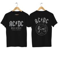 2025 ACDC Grupės Rokas Hip Hop Medvilnės Spaudinys Trumpomis Rankovėmis Aukštos Kokybės Deluxe Leidimas Patogus ir Kvėpuojantis M gray