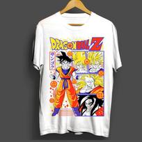 Dragon Ball Z Vyrams Moterims Son Goku Marškinėliai Vegeta 100% Medvilnės Drabužiai Juokingi Trumpomis Rankovėmis Apvalia Kaklo Iškirpte Marškinėliai Naujas Atvykimas Marškinėliai L white