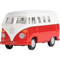 Žaislinis autobusas Siku Super VW T1, 1:50, balta sp./raudona sp.