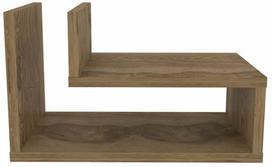 Naktinis staliukas Kalune Design Lara 875ZNA3433, oud oak sp., 26.8 cm x 45 cm x 22 cm