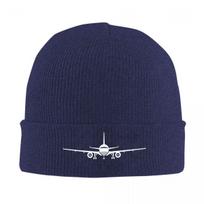Boeing 737-800 Knitted Hat Warm Skullies Beanies Baseball Cap blue