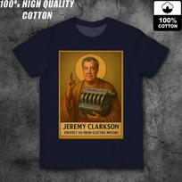 New British Top Gear Host Jeremy Clarkson Graphic T-shirt 100% Cotton 200g Loose Short-sleeved Comfortable Top For Men And Women XL brown