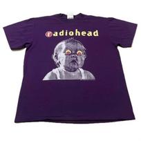 Vintage Radiohead Pablo Honey Tour UK 1993 Rock XL Single Stitch T-Shirt REPRINT XL gray