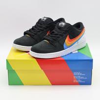 DH7722-001 Polaroid Nike SB Dunk Low Pro QS Black White (Men's) 9.5 black