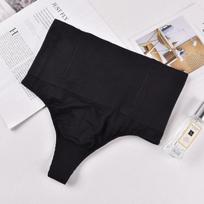Women Thong Panty Shaper Slimming Underwear Butt Lifter Belly Shaping Cincher Brief Body Shaper High Waist Tummy Control Panties M juoda