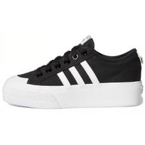 Adidas Originals Nizza Platform Žemi Batai Riedlentėms Moteriški Balti Juodi FV5321 39⅓ black