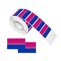 Square Gay Pride Stickers for Bag Cup Decorative Self Adhesive Stickers 500 Pieces/Roll LGBT Stickers Exquisite Stickers 1