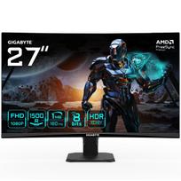 GIGABYTE LCD Monitor||GS27FC Gaming Monitor|27"|Gaming/Curved|VA Panel|1920x1080|16:9|180Hz|Matte|1 ms|Tilt|Black|GS27FCEK