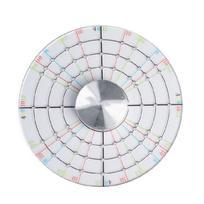 Rotary Disc Trimmer Tool Pottery Finishing Tool Circle Clay Measuring Tool white