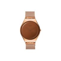 SWATCH Unisex 38mm Gold Watch SYXG107M SYXG107M Gold brown