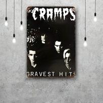 The Cramps Vintažiniai Metaliniai Skardos Ženklai Plakatai Dekoras Retro Metalinė Plokštelė Sienos Menas Dekoras Garažui Barui 20x30cm（7.8x11.8inch）