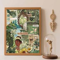 Disney Diamond Painting 5D DIY Frog Princess Diamond Painting Set Suitable for Adults/Beginners Creative Gift Home Decoration Round 30x40cm