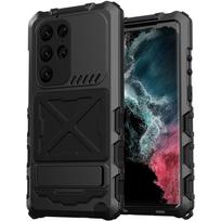 For Samsung Galaxy S23 Ultra Case Heavy Duty Protection Armor Metal Aluminum Phone Case for Samsung Galaxy S23 Shockproof Cover for Galaxy S23 Ultra