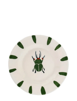 Anna + Nina - Leafy Bug Wall Decoration Plate - Sienų dekoras - Žalia