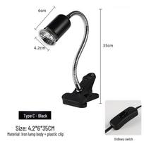 Vėžlių deginimosi lempa su laikmačiu - UVB šildymas ir kalcio papildas driežams ir ropliams Black Stand (No Bulb) - Regular Switch - US Plug
