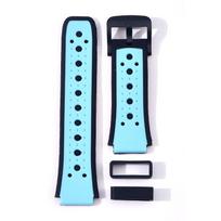 18Mm Universal Kid Smart Sport Watch Band Silicone Strap Adjustable Wristwatch Replacement Strap Waterproof Watch Strap A8 white