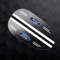 2pcs For Ford Focus Kuga Mk3 Mondeo Mustang Fusion GFJU8 Ranger Car Styling Rearview Mirror Rain shield Cover Sticker Auto Accessories gray