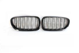 BMW F10 M5 & 5 SERIES BLACK DOUBLE SLAT GRILLES - BLAK BY CT CARBON