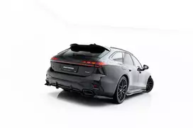 Maxton Design Rear Splitter (with vertical bars) V.3 Audi A6 S-Line C9 AU-A6-C9-SLINE-RD4G+RD6G