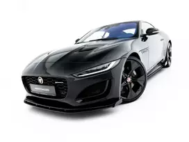 Maxton Design Street Pro Front Splitter + Flaps Jaguar F-Type X152 Facelift 2 JAFTYPE1F2CNC-FD1B+FSF1G