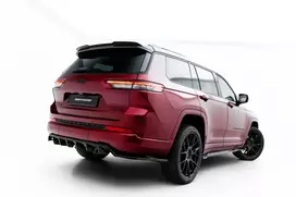 Maxton Design Rear Splitter (with vertical bars) Jeep Grand Cherokee L Mk5 JE-GC-5-L-RSD1G+RD1G+RD2G