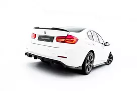 Maxton Design Rear Splitter (with vertical bars) BMW 3 Sportline Sedan / Touring F30 / F31 BM-3-F30-SL-RD1G+RD2G