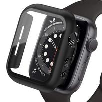 Grūdinto stiklo dangtelis Apple Watch Se dėklui 9 8 7 6 5 4 38 40 mm Priedai Ekrano apsauga iWatch Series 44mm 45mm 41mm 42mm Series 7 8 9 41mm gray