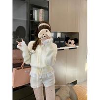 KANING Korean Sweet Two-Piece Lace Trim Knit Cardigan, Slimming & Age-Reducing Women's Sweater - 2025 Autumn Collection One Size