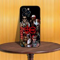 S-Sfera Ebbasta SFE Dėklas Telefonui iPhone 17,16,15,14,13,12,11,Pro,Max,Plus,X,XS,SE4,E,Mini,Minkštas Juodas Dėklas iPhone17air