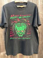 Marsas Atakuoja Filmo Grafinis Anglies Spalvos Trumpomis Rankovėmis Unisex Marškinėliai Vtg S-5XL L gray