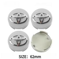 4 vnt. 57/62 mm automobilio ratlankio centrinis dangtelis ratlankio dangtelis, skirtas Toyota Corolla RAV4 Levin Yaris C-HR Camry Prado Prius, automobilio aksesuarai
