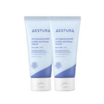 AESTURA ATOBARRIER365 Hydro Soothing Cream Lightweight Hydrating Moisturizer for Dry & Sensitive Skin 80ml x 2 white