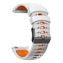 Dirželis 22mm Huawei Watch GT 5/4/3/2 Pro 46mm Silikoninis dirželis HUAWEI GT5/GT4/GT3/GT2 Pro 46mm Apyrankės dirželis Laikrodžio apyrankė Correa Huawei GT5 Pro 46mm white