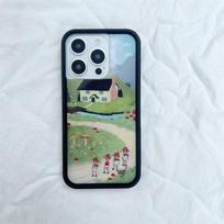 Lauko gėlė 3D Mergaitė Vyšninė Mylima iPhone 16 15 14 13 12 17 Pro Max 16 Plus 15 WF Nara Smith x Happy Part Animacinis Dangtelis For iphone 16 pro gray