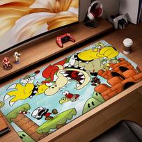 Mat Pc Cabinet Mouse Pad Gaming Mats Cuphead Games Office Accessories 900x400 Desk Xxl Gamer Cute Carpet Cabinets Mousepad Anime 30cmx60cm(11.8x23.6inch) black