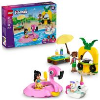 LEGO Friends Unicorn Flamingo Pool Party 42658 Toy Girls Boys Toys Birthday Present Blocks Educational 5 Years Old 6 7 8 Role Play Pretend Figures 99 yellow
