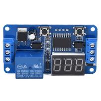 12V 12V Laiko valdymo jungiklis 0-999S su LED ekranu Laikmačio jungiklio modulis Optocoupler izoliacija Aukšto lygio paleidimas 12V