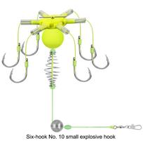 Enhanced Carbon Steel Feeder Cage Sharp Spring Fishing Line Group with Float Sinker for Professional and Amateur Anglers B3 yellow