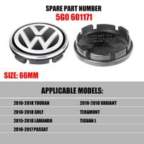 4PCS 56mm 65mm Car Wheel Center Hub Caps Cover N48 Badge For VW Volkswagen Golf Polo Jetta Passat Touran Auto Decoration Accessories