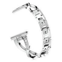 18 mm 20 mm 22 mm deimantinė apyrankė, skirta Samsung Galaxy Watch4 3 S3 Active2 Garmin Venu 2S 2plus Vivoactive 4s metaliniam dirželiui 20mm sidabras