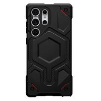 Monarch Pro Magnetinis KEVLARO dėklas SamsungS25 Ultra S23 S24 Plus Magnetinis Karinis Tvirtas Šokams Atsparus Magsafe Apsauginis Dangtelis Galaxy S23Ultra juoda